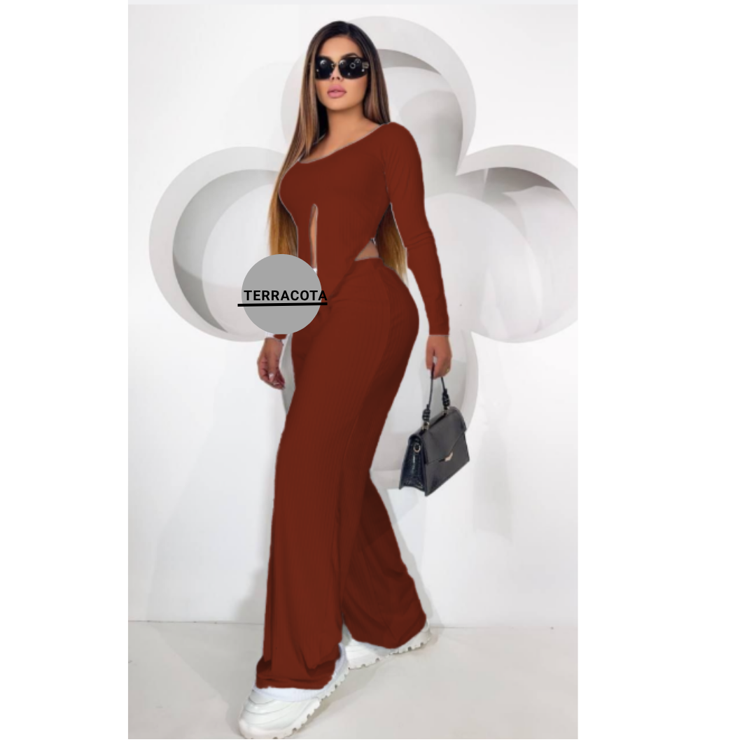 Conjunto blusa pantalón SET IBIZA MANGA