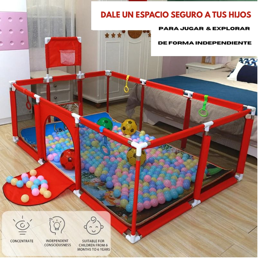CORRAL GRANDE CON   50 PELOTAS